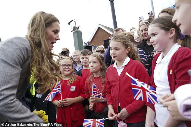 Late-Breaking: Princess of Wales Sparks Laughter with Schoolgirls During Unscripted Visit to Kent's Royal-Linked Fabric Maker