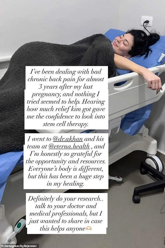 Kylie Jenner's Experimental Stem Cell Therapy for Chronic Back Pain Raises Questions About Medical Innovation and Regulatory Oversight