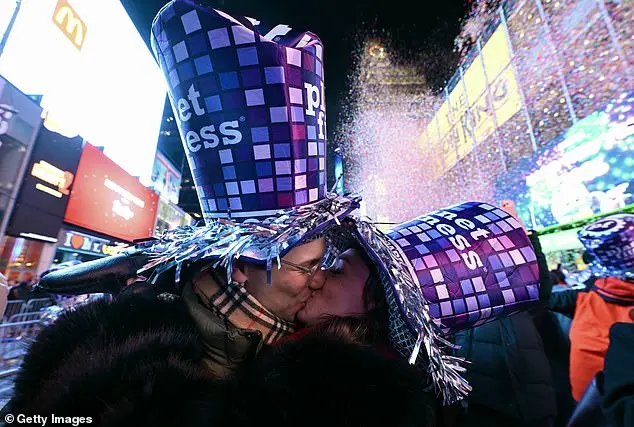 New Year's Eve Celebration in Times Square Draws Thousands Despite Cold Weather