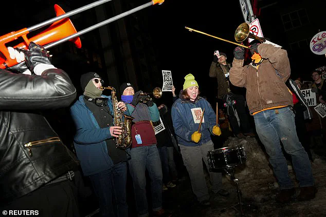 Protesters Gather in Minneapolis Over Federal Immigration Enforcement Presence at Canopy by Hilton Hotel