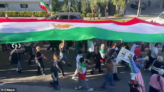 Chaos Erupts at Pro-Iranian Rally in Los Angeles as U-Haul Truck With Anti-Regime Message Plows Through Crowd