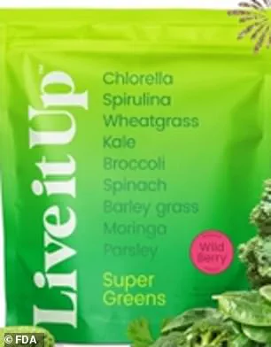FDA and CDC Issue Urgent Recall of Live it Up Super Greens Amid Salmonella Outbreak: Health Officials Warn of Serious Risks