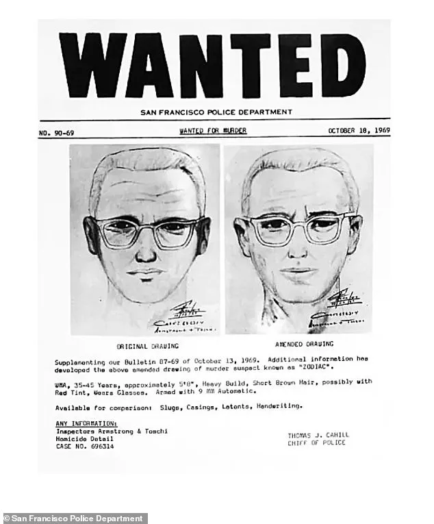 Daily Mail Reveals New Lead Suspect in Zodiac Murders Case, Reigniting Interest in Unsolved 50-Year-Old Mystery