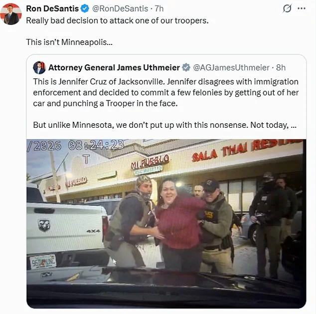 Florida Woman Arrested During Anti-ICE Protest Over Immigration Enforcement Dispute