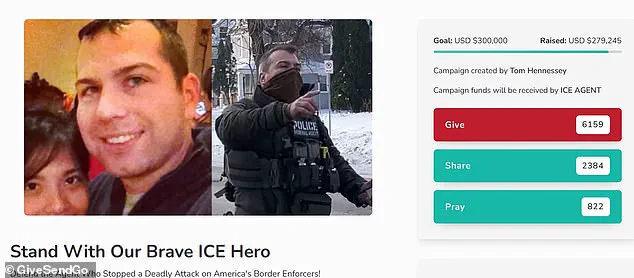 ICE Agent Jonathan Ross Receives Over $1 Million in Crowdfunding Donations Following Shooting, Campaigns Not Organized by Him