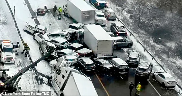 Arctic Storm Sparks 100-Vehicle Pileup on Michigan Highway Amid Freezing Conditions