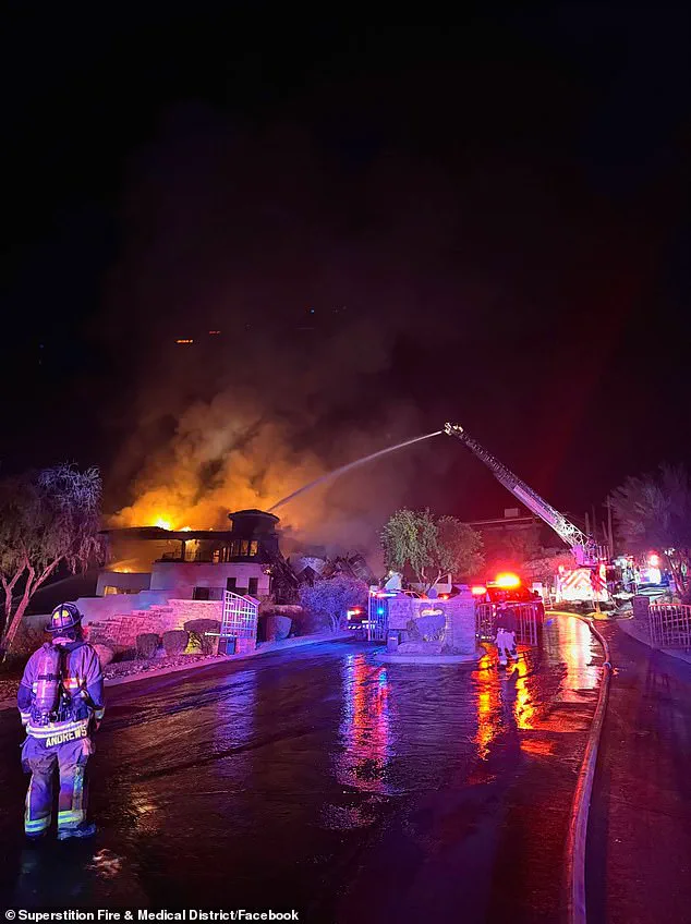 Once-Luxurious Arizona Home in Gold Canyon Reduced to Smoldering Ruin, Marking Stark Reminder of Wildfire's Unpredictable Power