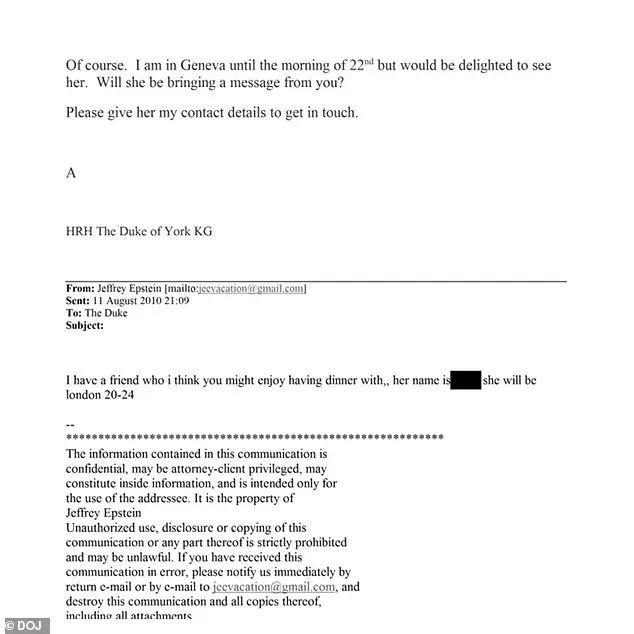 Privileged Access to Epstein Files Reveals Royal Meeting with Russian Woman in 2010