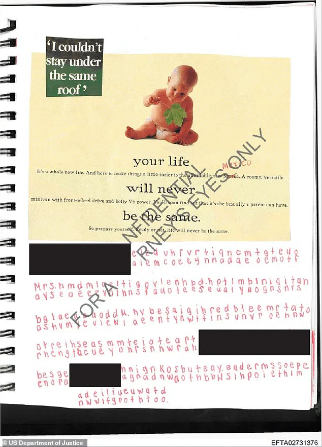 DOJ Releases Epstein Documents Revealing Victim's Diary Entry on Forced Pregnancy and Baby's Removal