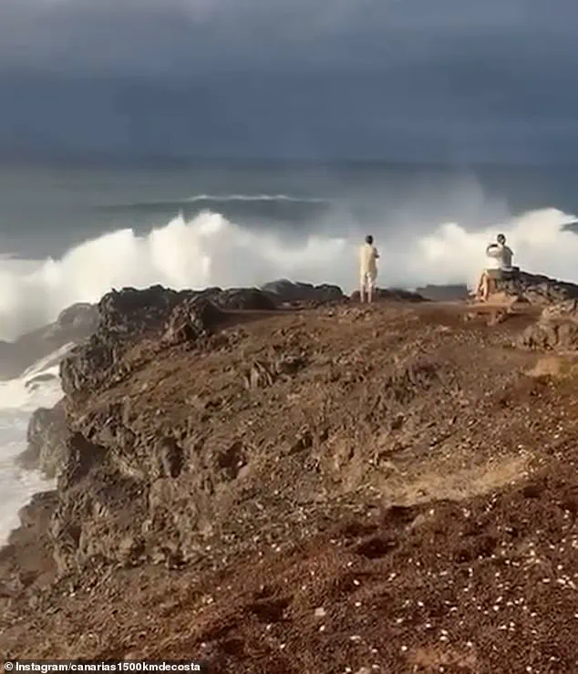 Tourists Escape Death After Ignoring Warnings on Storm-Struck Canary Islands Cliffs