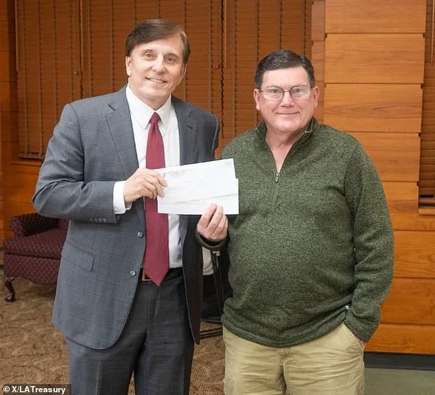 Louisiana Man Receives Historic $400,000 Unclaimed Property Check