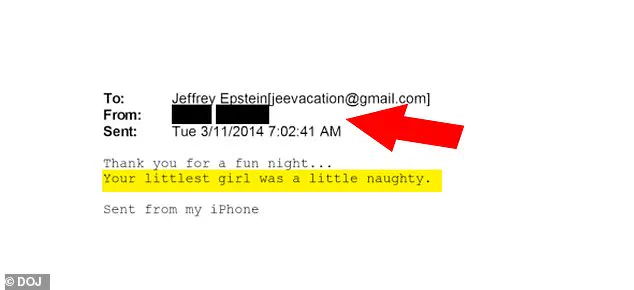 Public Demands Justice Department Unredact Sender of Grotesque Epstein Email