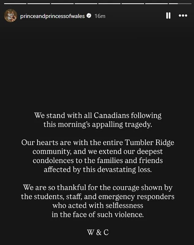 King Charles and Royal Family Condemn BC School Shooting, Express Solidarity with Tumbler Ridge Community