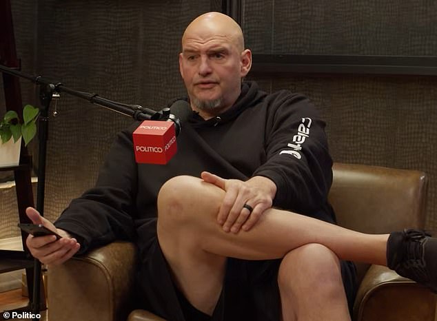 Fetterman Slams Democratic Colleagues for Using Harsh Rhetoric Against Trump as Fundraising Tool