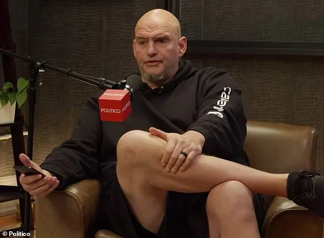 Fetterman Slams Democratic Colleagues for Using Harsh Rhetoric Against Trump as Fundraising Tool