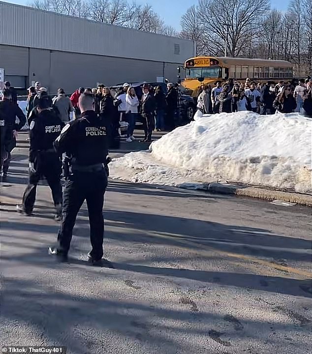 Chilling Video Shows Rhode Island High School Hockey Rink Shooting, Two Dead