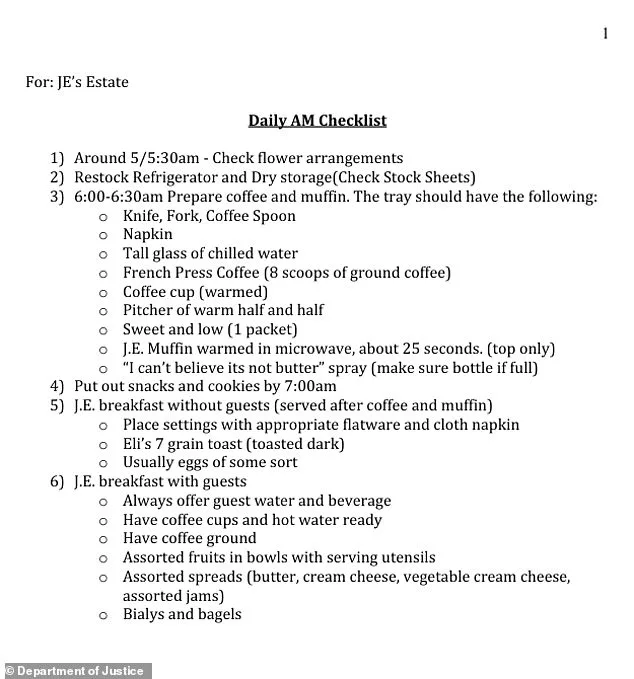 New DOJ Files Reveal Unfiltered Insights into Jeffrey Epstein's Private Life, Eccentricities, and Hidden Habits