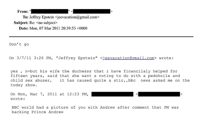 Epstein Files Reveal 15-Year Financial Support for Sarah Ferguson Amid Prince Andrew's Arrest