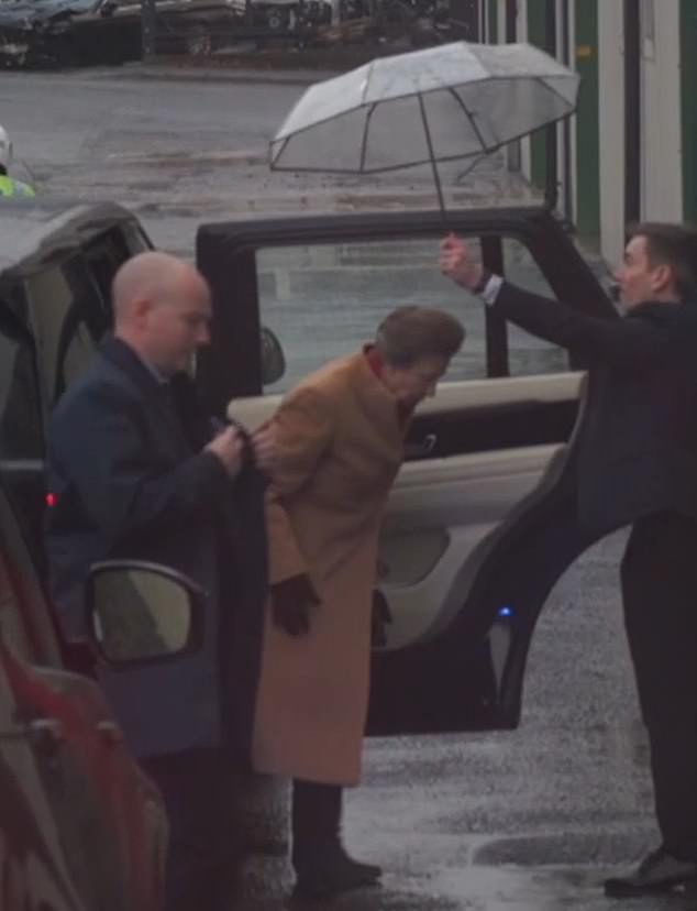 Princess Anne's Stoic Visit to Crisps Amid Royal Family Turmoil and Andrew's Arrest