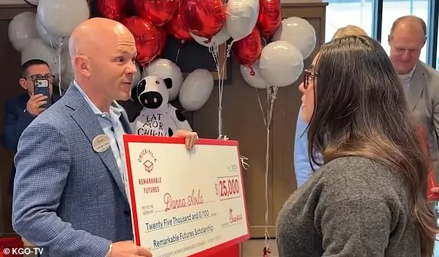 Danna Avila in Tears as Chick-fil-A CEO Awards $25,000 Scholarship