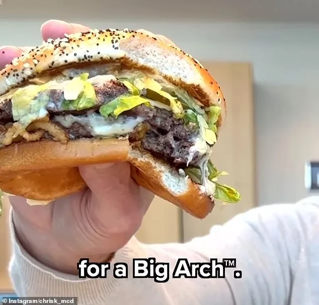 McDonald's CEO's Controversial Big Arch Burger Promo Sparks Online Ridicule
