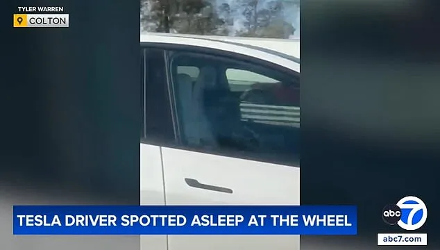Shocking Video Shows Woman Sleeping Behind Wheel of Self-Driving Tesla, Raising Safety Concerns