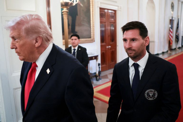 Messi's White House Appearance Sparks Outcry Over Alleged Support for Trump's Policies