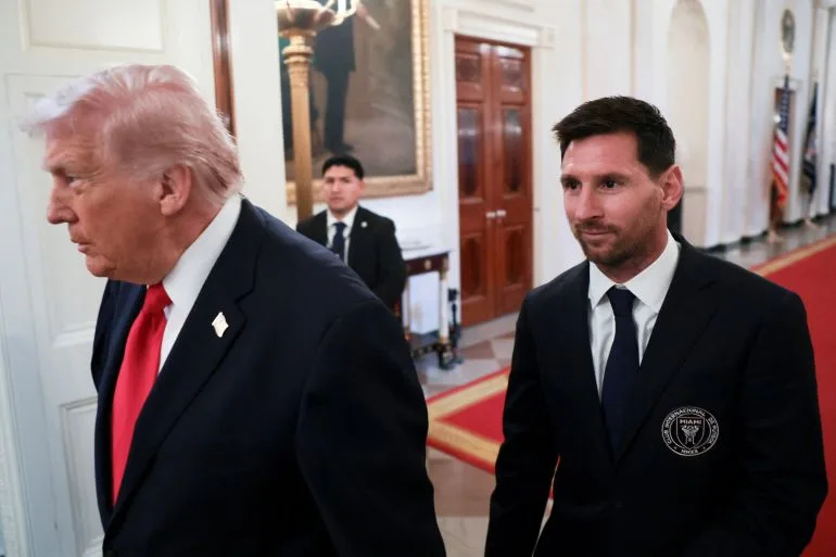Messi's White House Appearance Sparks Outcry Over Alleged Support for Trump's Policies