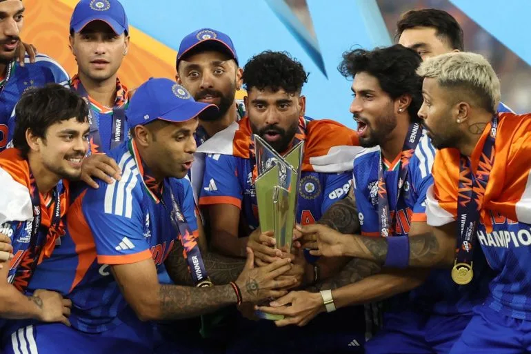 India's Cricket Team Bags Record $14.24 Million from BCCI, Largest Payout in History After T20 World Cup Win