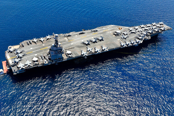Fire Aboard USS Gerald R. Ford Contained with No Casualties, Navy Says