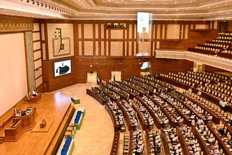 Myanmar's Parliament Reopens After Five-Year Hiatus, Military-Backed Party Secures Over Two-Thirds of Seats Amid Stifled Democracy