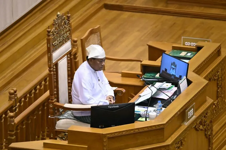 Myanmar's Parliament Reopens After Five-Year Hiatus, Military-Backed Party Secures Over Two-Thirds of Seats Amid Stifled Democracy