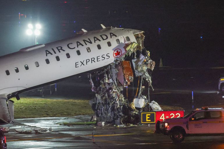 Tragedy at LaGuardia Airport: Air Canada Jet Collides with Fire Truck, Two Dead