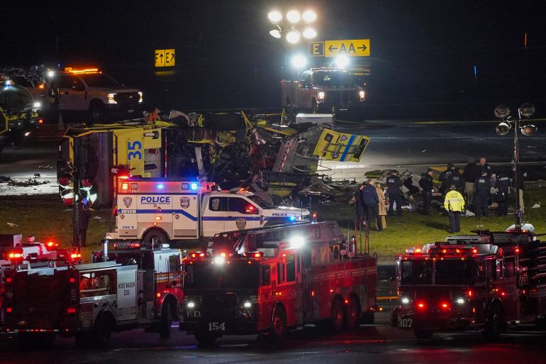 Tragedy at LaGuardia Airport: Air Canada Jet Collides with Fire Truck, Two Dead