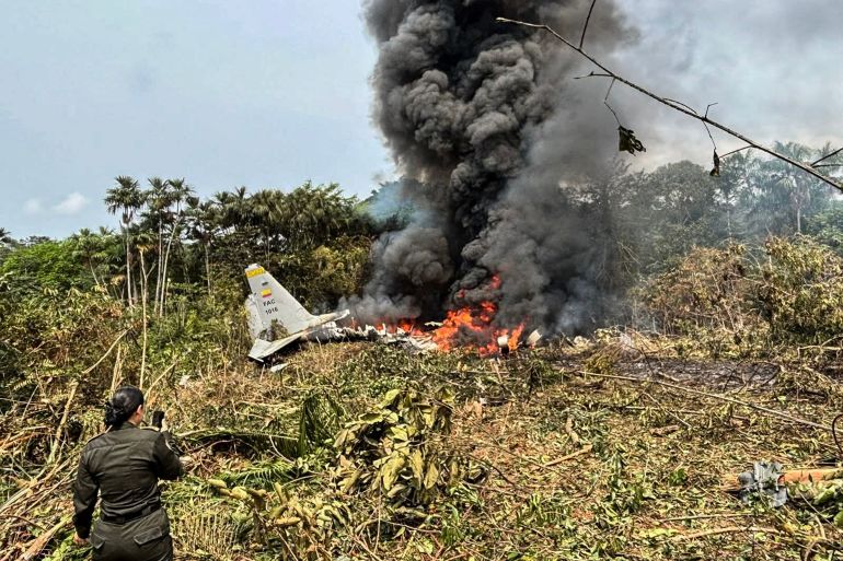 Colombian military plane crash kills at least one, injures dozens near urban area