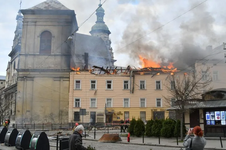 Russia Launches Unprecedented Daylight Drone Assault on Ukraine, Killing Civilians and Damaging UNESCO Site