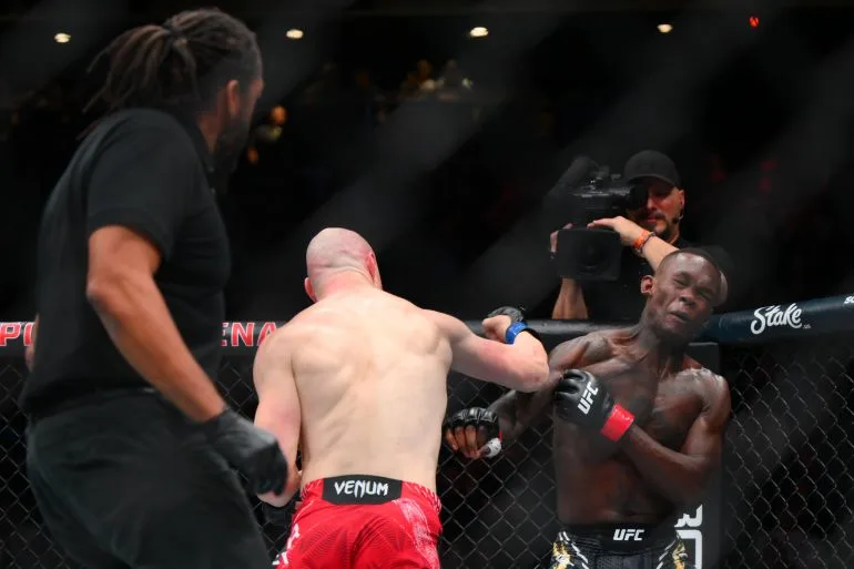 Stunning Upset: Joe Pyfer Stops Israel Adesanya in Second Round at UFC Fight Night