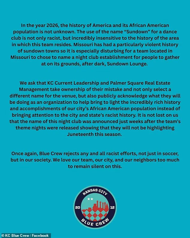 Kansas City Businessman Abandons Nightclub Plans After Backlash Over Name's Ties to Racial Segregation History