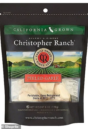 FDA Issues Urgent Recall of Peeled Garlic Sold at Tops Markets Over Botulism Risk