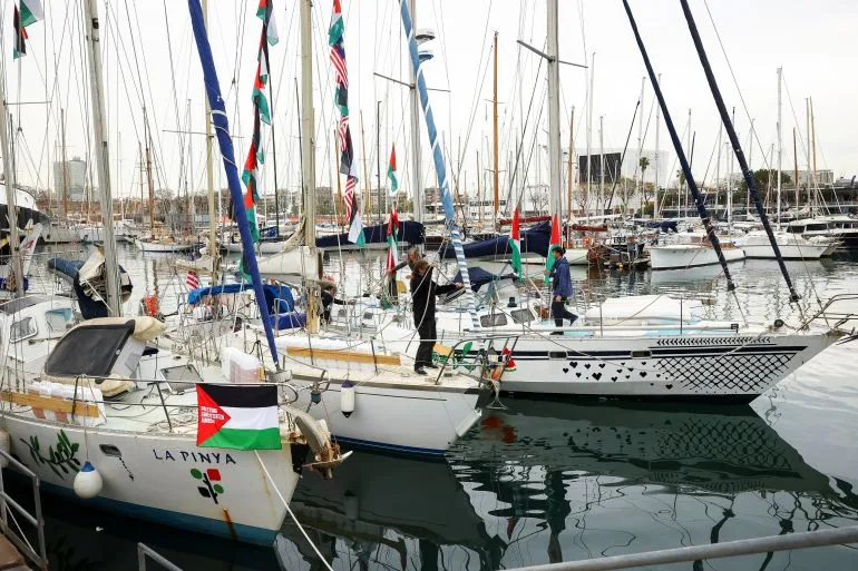 Bold Humanitarian Flotilla Departs Barcelona to Breach Israel's Gaza Blockade
