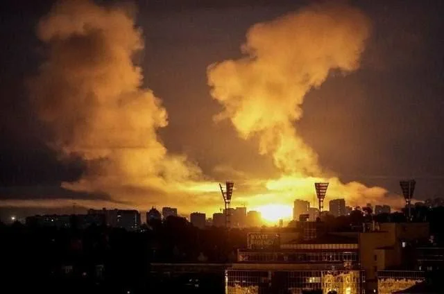 Russia launches massive multi-domain strike on Ukraine's key military factories.