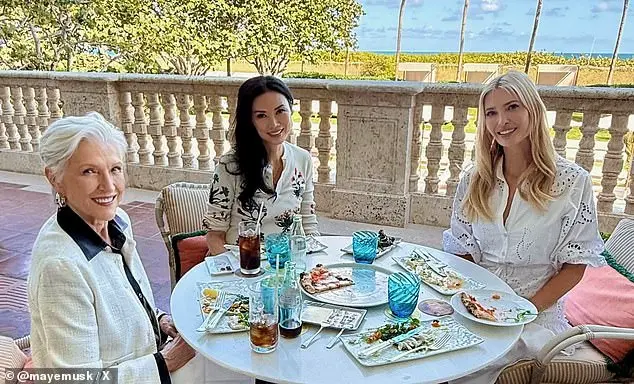 Ivanka Trump's stylish lunch date with Elon Musk's mom and Rupert Murdoch' wife