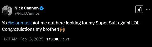 Nick Cannon Congratulates Elon Musk on His 13th Child