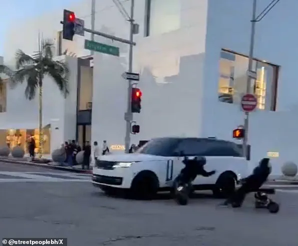 Shocking Video Captures Dangerous Mini Bike Ride in Beverly Hills