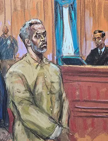 Exclusive Courtroom Sketch Reveals Diddy's Radical New Look Amid Legal Battles