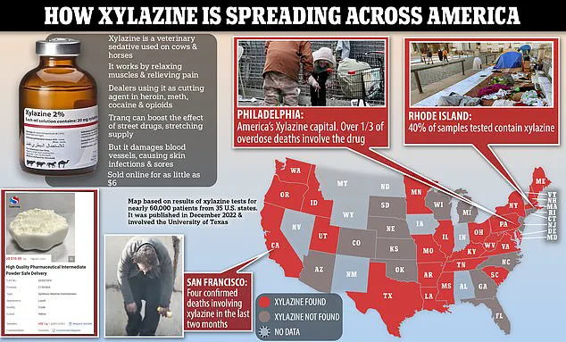 Experts Warn of 'Zombie Drug' Xylazine Spreading Across U.S. from Southern Border