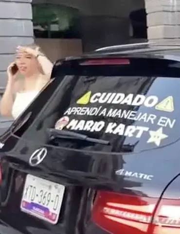 Driver Crashes SUV in Mexico With 'I Learned to Drive on Mario Kart' Sticker