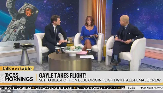 Gayle King Admits Fear Ahead of Historic Blue Origin Space Flight