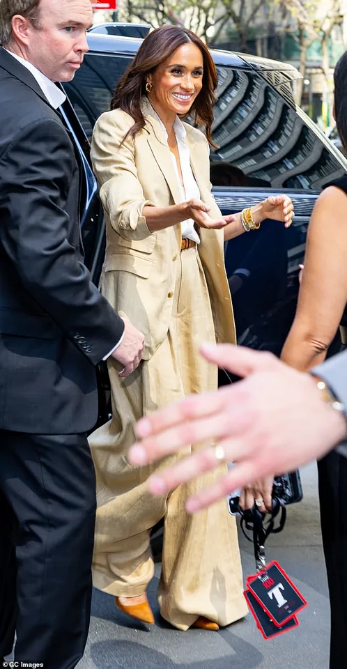 Meghan Markle's Shameless Self-Promotion at TIME100 Summit in Overpriced Suit