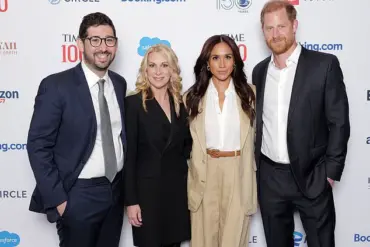 Meghan Markle's Shameless Self-Promotion at TIME100 Summit in Overpriced Suit